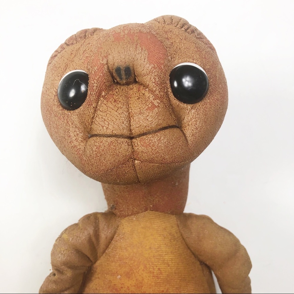 Vintage 80s E.T Plush Doll Universal Taiwan